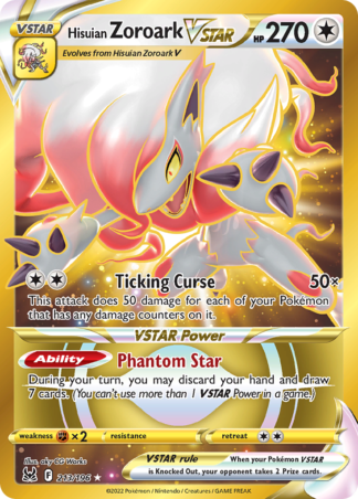 Hisuian Zoroark VSTAR 213 / 196