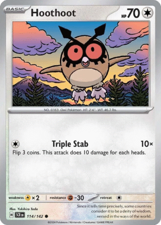 Hoothoot 114 / 142