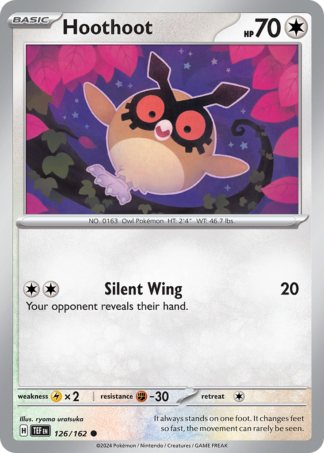 Hoothoot 126 / 162