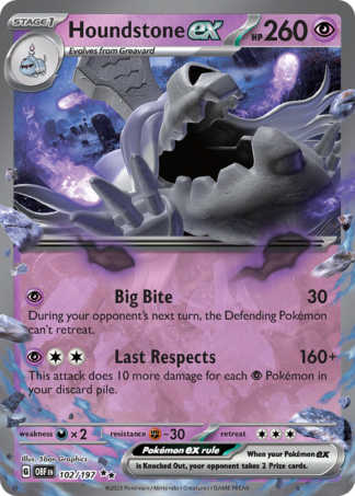 Houndstone ex 102 / 197