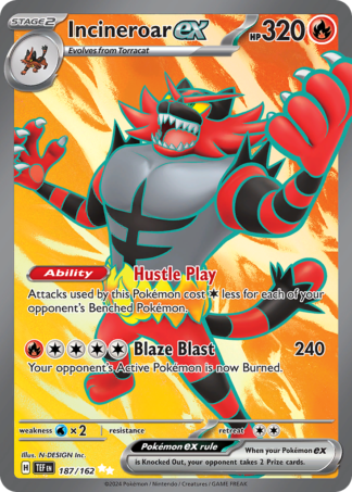 Incineroar ex 187 / 162