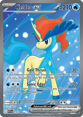 Keldeo ex 159 / 86