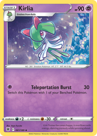 Kirlia 61 / 189
