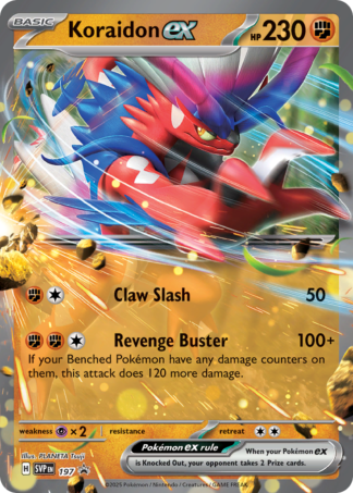 Koraidon ex 197 / 198
