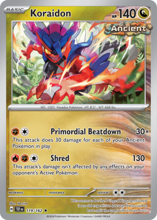 Koraidon 119 / 162