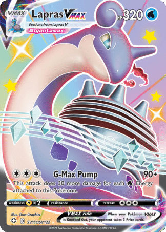 Lapras VMAX SV111 / 72