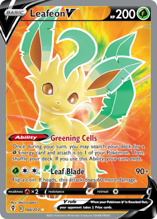 Leafeon V 166 / 203