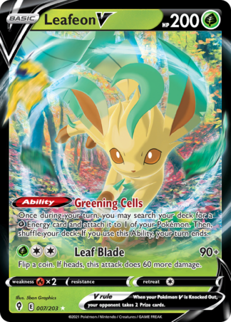 Leafeon V 7 / 203