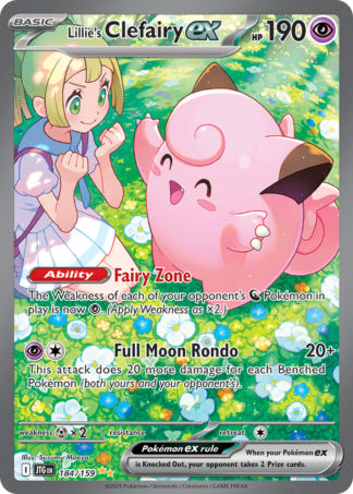Lillie's Clefairy ex 184 / 159