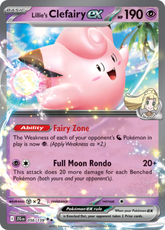 Lillie's Clefairy ex 56 / 159