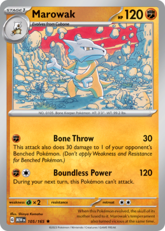 Marowak 105 / 165