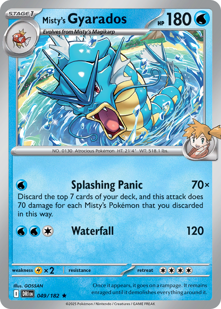 Misty’s Gyarados 49 / 182