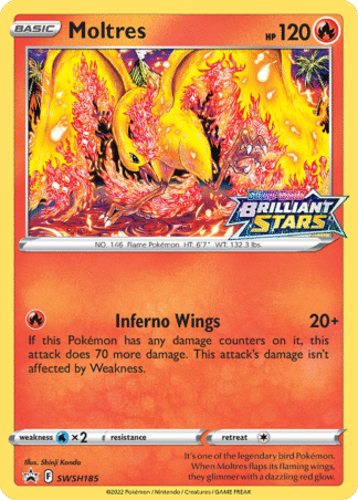 Moltres SWSH185 / 307