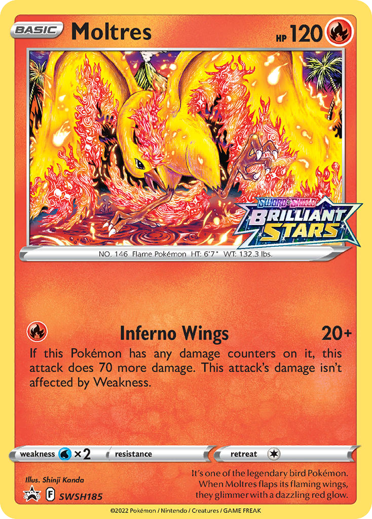Moltres SWSH185 / 307