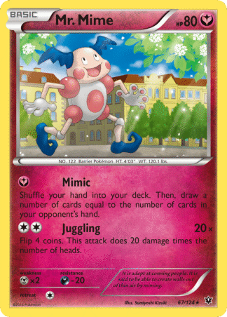 Mr. Mime 67 / 124