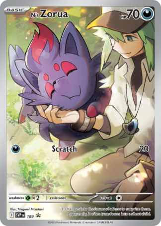 N's Zorua 189 / 198