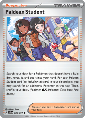 Paldean Student 86 / 91