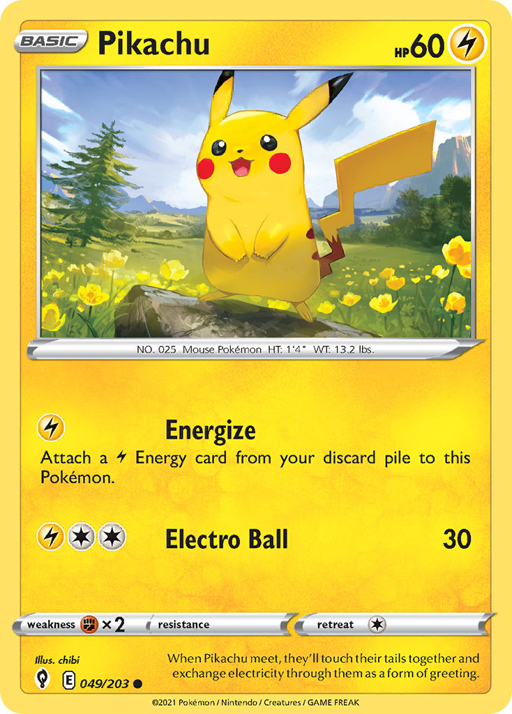 Pikachu 49 / 203