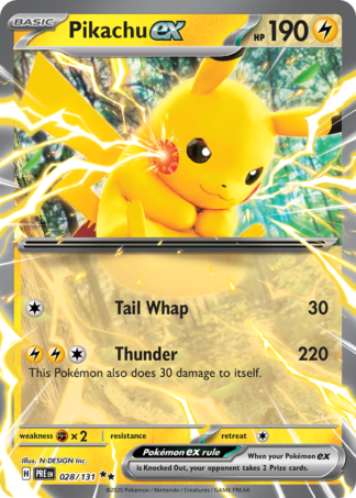 Pikachu ex 28 / 131