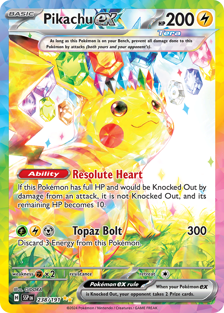 Pikachu ex 238 / 191