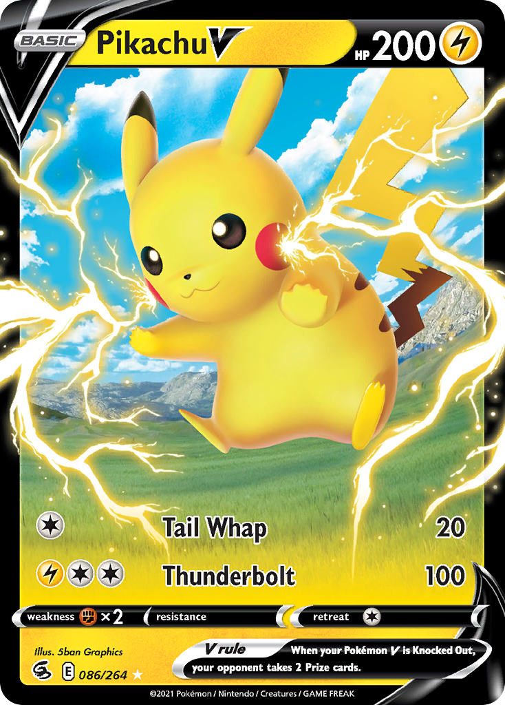 Pikachu V 86 / 264