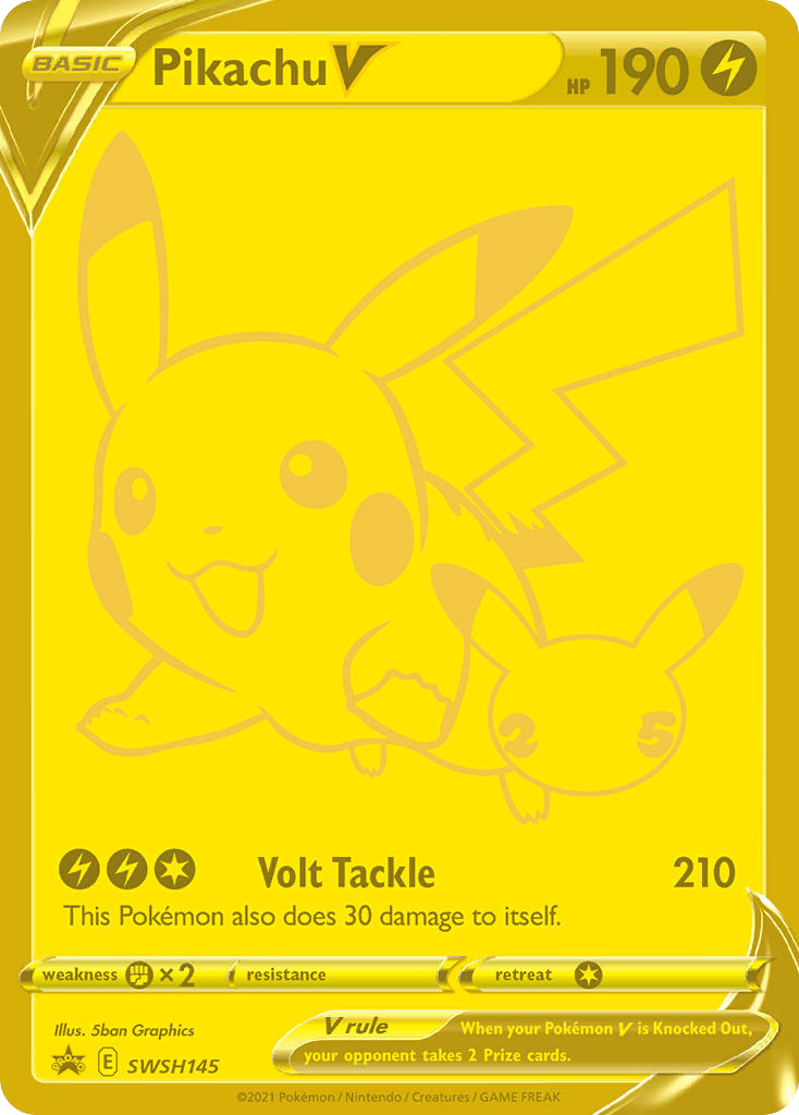 Pikachu V SWSH145 / 307
