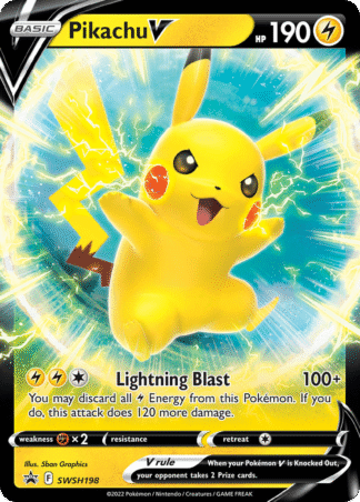 Pikachu V SWSH 198
