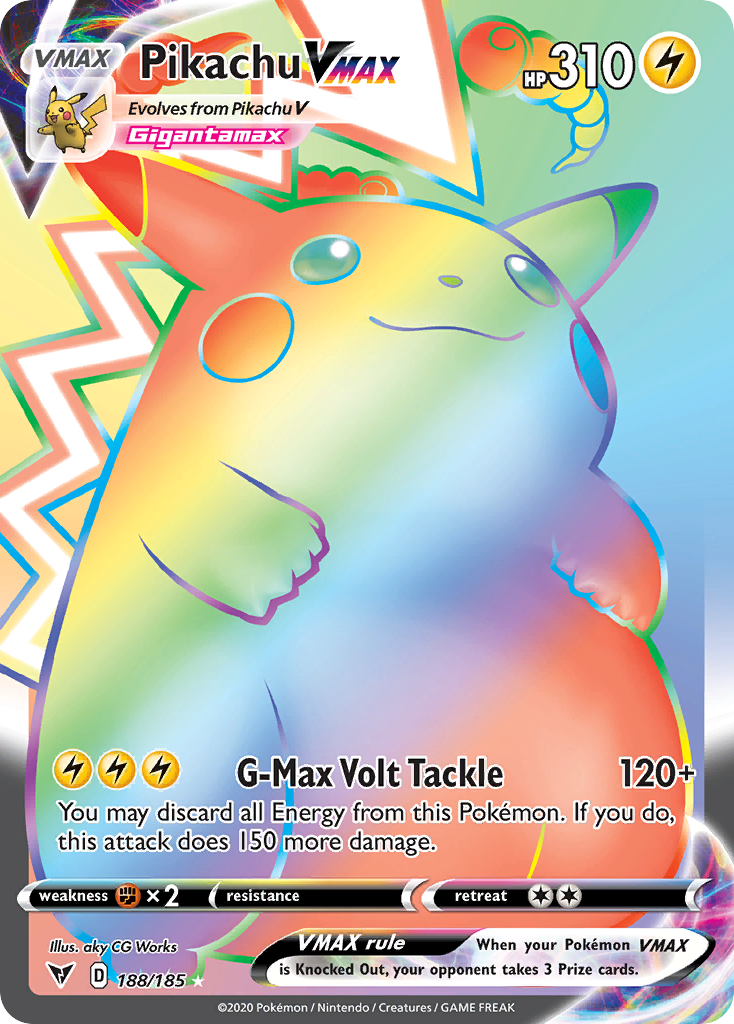 Pikachu VMAX 188 / 185