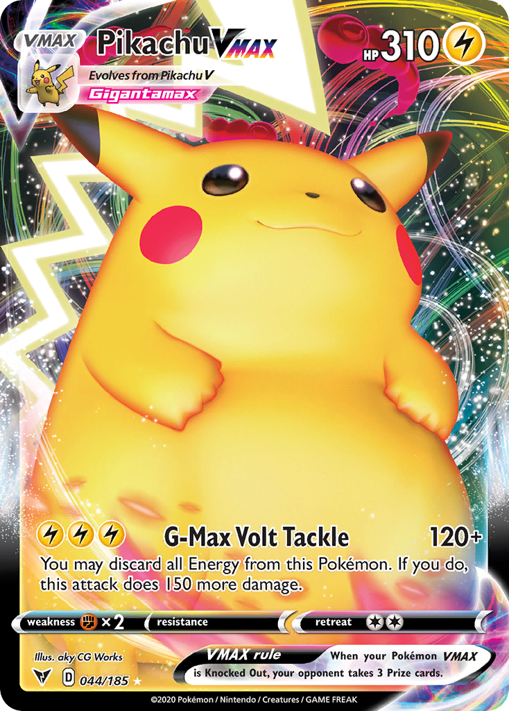 Pikachu VMAX 44 / 185