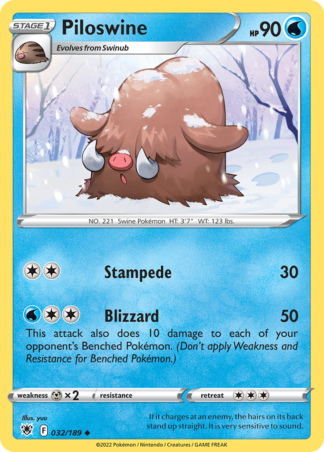 Piloswine 32 / 189