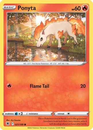 Ponyta 21 / 189