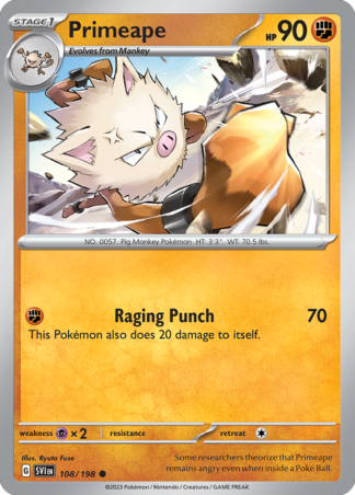Primeape 108 / 198