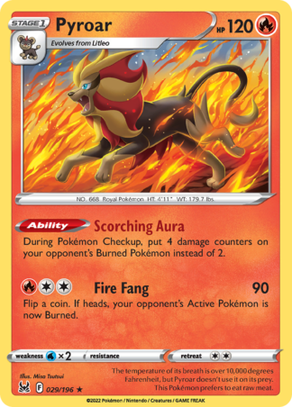 Pyroar 29 / 196