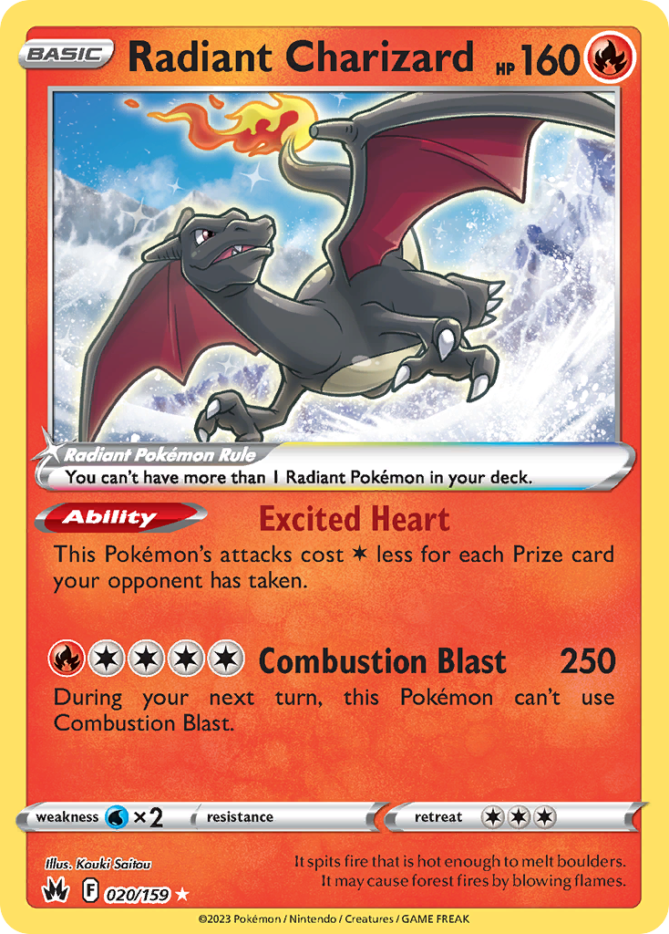 Radiant Charizard 20 / 159