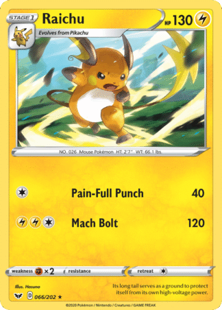 Raichu 66 / 202