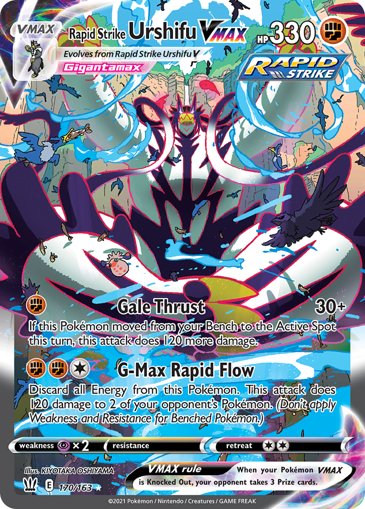 Rapid Strike Urshifu VMAX 170 / 163