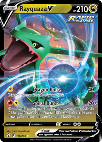 Rayquaza V 110 / 203