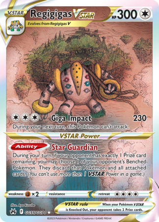 Regigigas VSTAR GG55 / 159