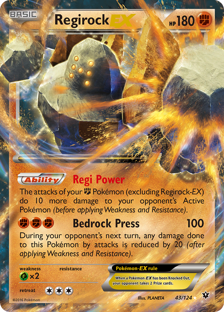 Regirock-EX 43 / 124