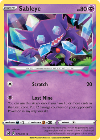 Sableye 70 / 196