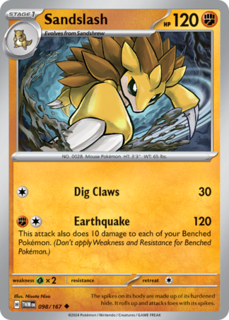Sandslash 98 / 167