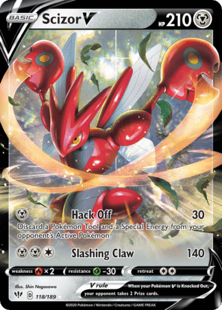 Scizor V 118 / 189