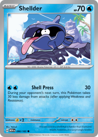 Shellder 90 / 165