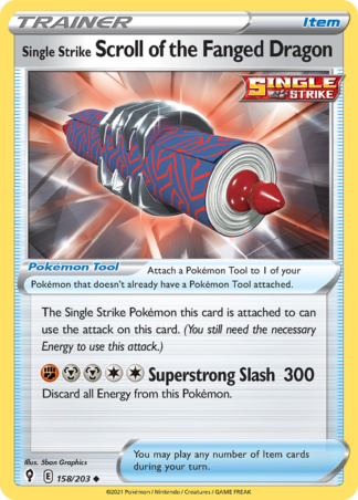 Single Strike Scroll of the Fanged Dragon 158 / 203
