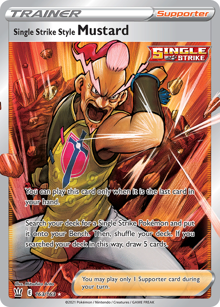 Single Strike Style Mustard 163 / 163