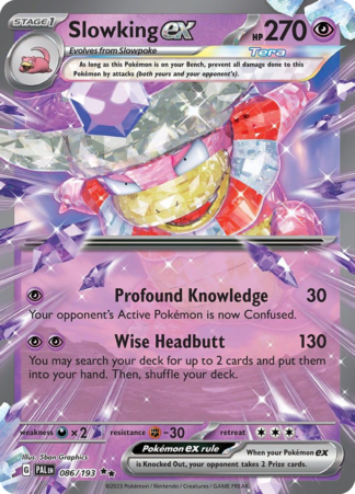Slowking ex 86 / 193