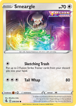 Smeargle 209 / 264