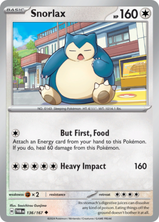 Snorlax 136 / 167