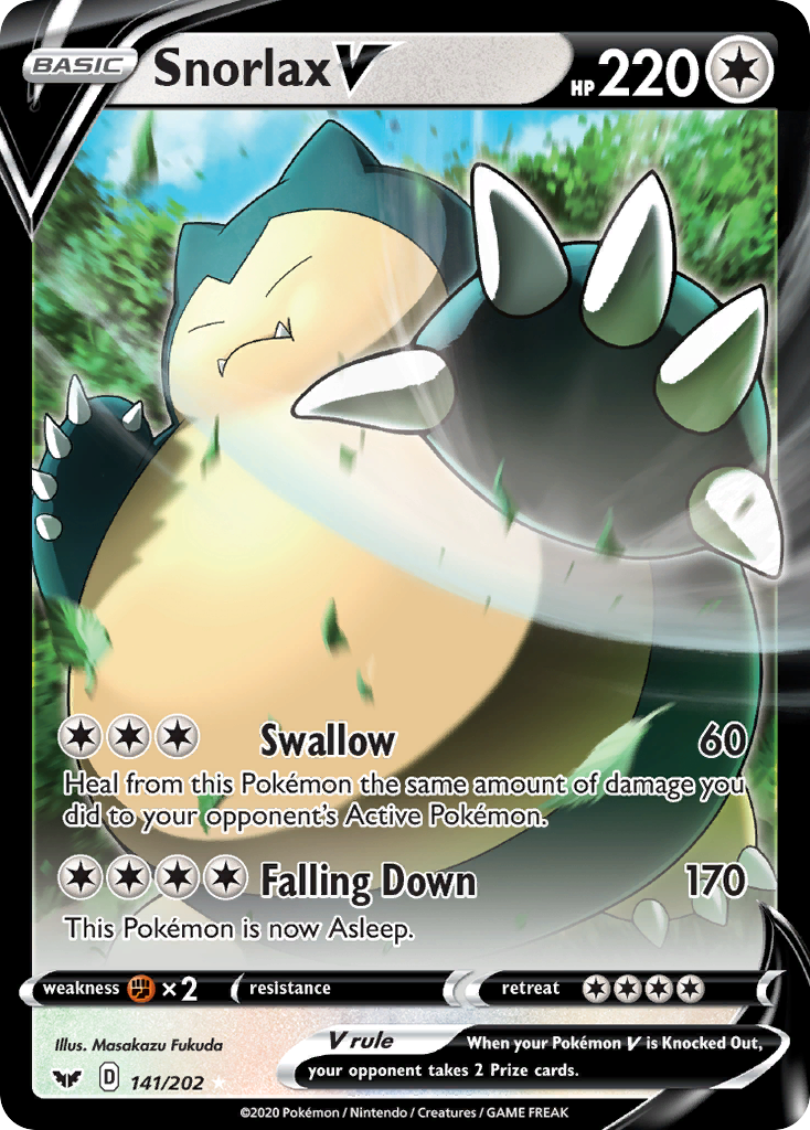 Snorlax V 141 / 202
