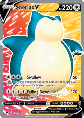 Snorlax V 197 / 202